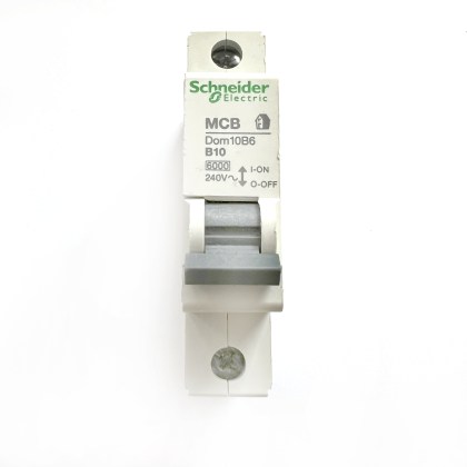 Schneider Electric Domae Dom10B6 B10 10A 10 Amp MCB Circuit Breaker Type B